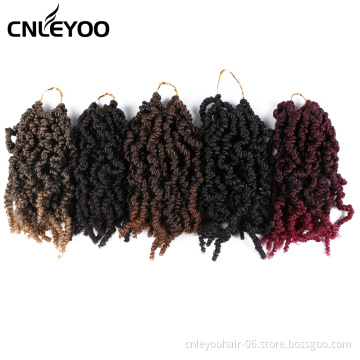 10 Inch New Spring Senegalese Twist Crochet Hair For Women 16 Strands Pre-twisted Spring Crochet Braids For Beauty